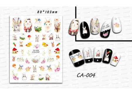 3D Nail Stickers - CA-004